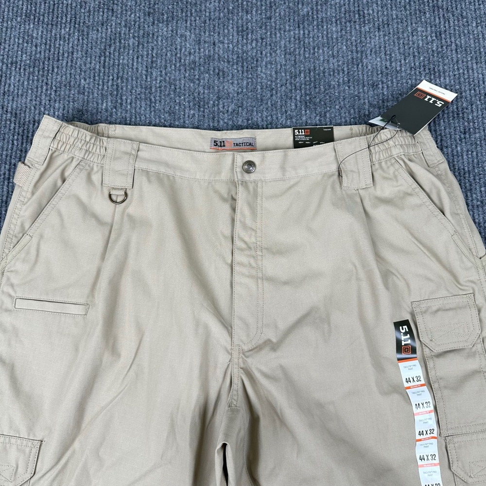 5.11 Tactical Taclite Pro Pants Mens 44x32 Khaki Tan Ripstop Cargo NWT - Picture 16 of 16